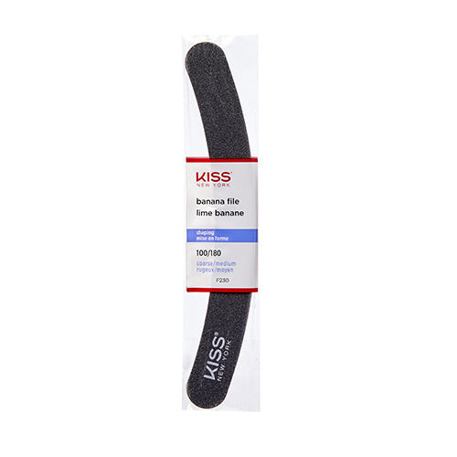 Kiss Banana Nail File — official pack F230 from ivyusa.com