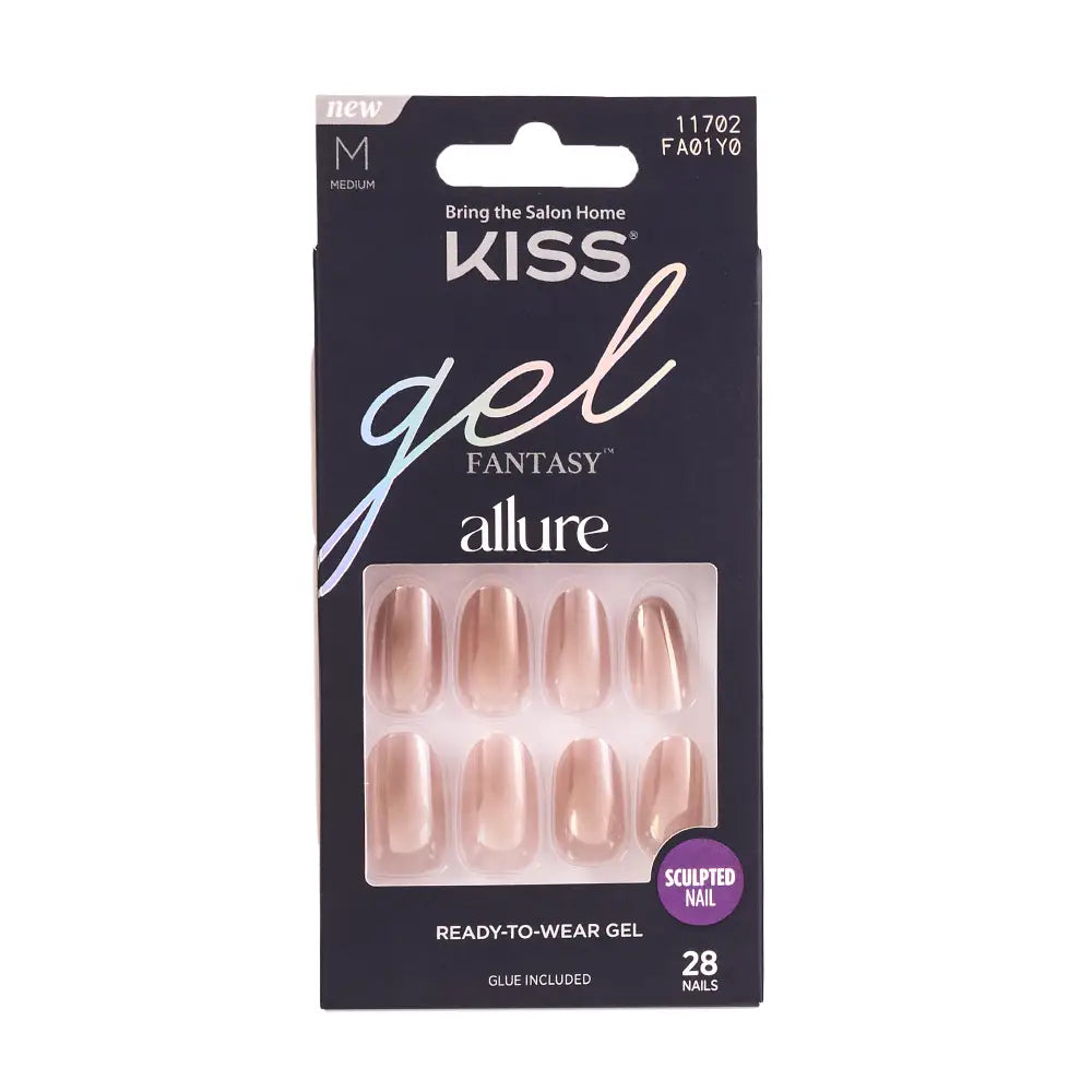 Kiss Gel Fantasy Allure Nails — official pack FA01Y0 from ivyusa.com