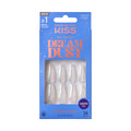 Kiss Gel Fantasy Glue On Nails - Long Lasting False Nails - Fairest / Dreamdust official pack