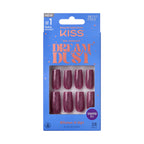 Kiss Gel Fantasy Glue On Nails - Long Lasting False Nails - Perfumes / Dreamdust official pack