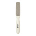 Kiss New York Dual-Sided Foot File for Callus Removal and Smooth, Soft Feet - Nickel official pack