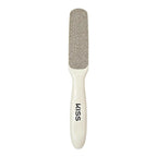 Kiss New York Dual-Sided Foot File for Callus Removal and Smooth, Soft Feet - Nickel official pack