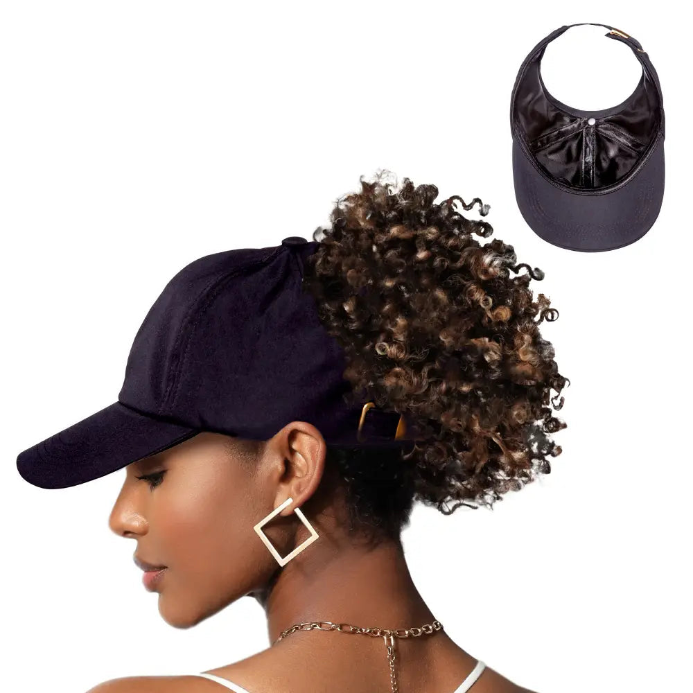 Arria Adjustable Satin Lined Backless Baseball Cap official pack