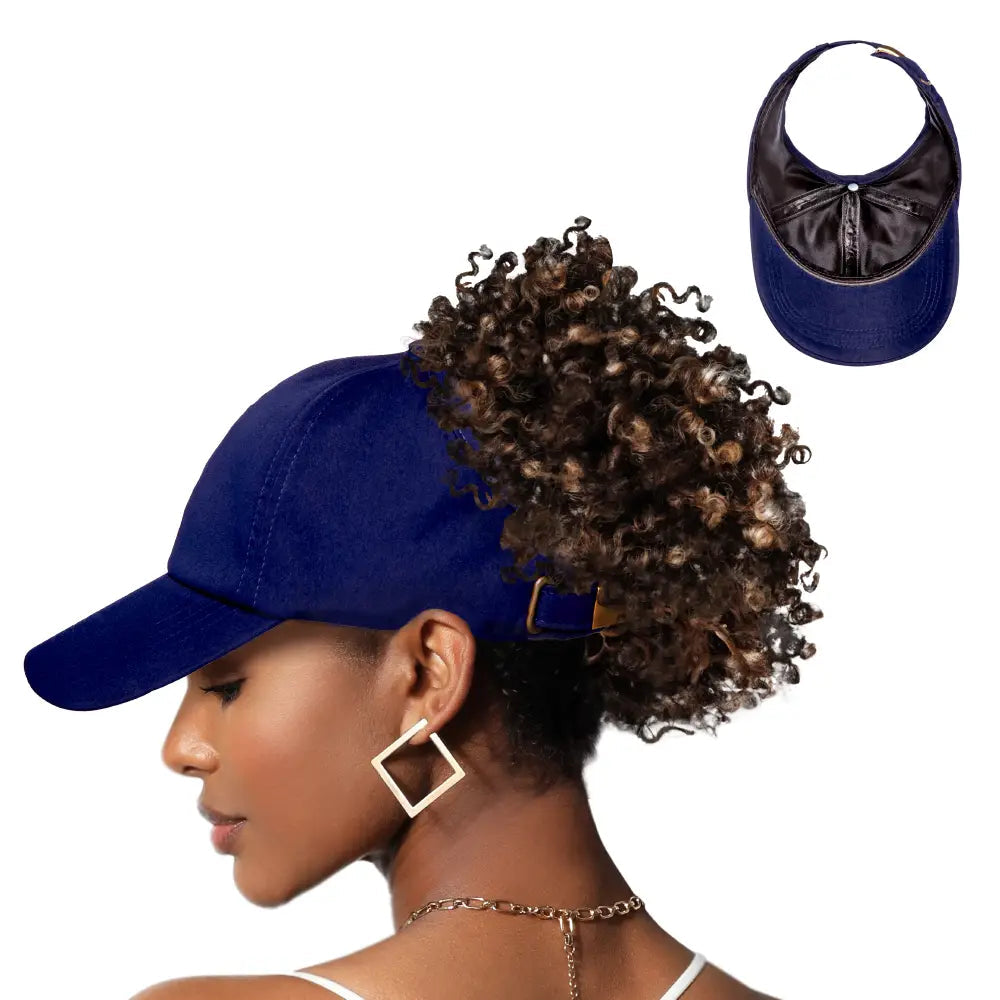 Arria Adjustable Satin Lined Backless Baseball Cap official pack