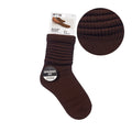 Arria Extra Long Soft Cotton Trendy Slouch Socks - 6-8 / Espresso official pack