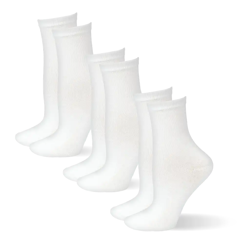 Arria 3‑Pack Basic Socks – Crew & Invisible No‑Show official pack