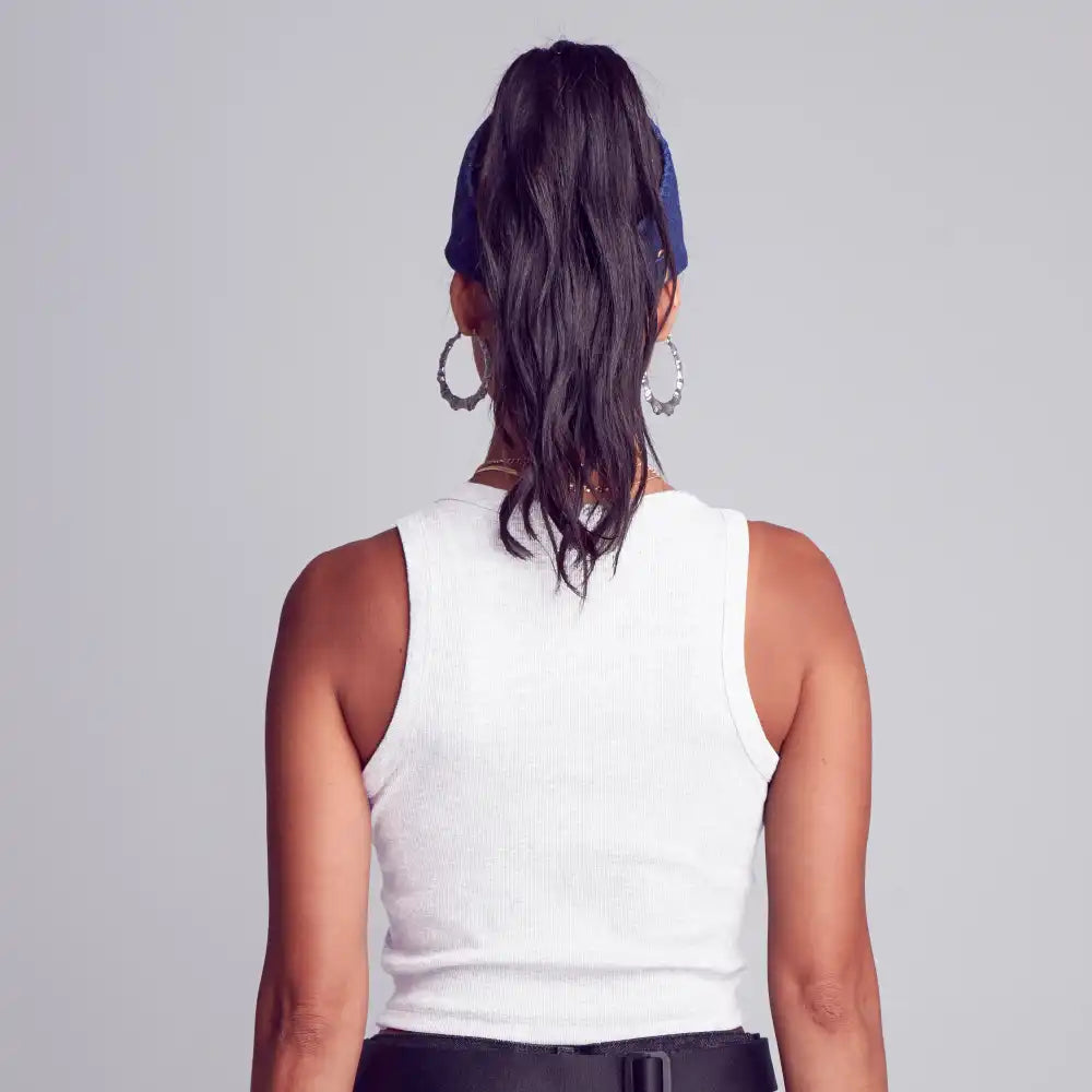 Arria Ribbed Crop Tank Top – Women’s Soft Slim Fit Scoop Neck Sleeveless Shirt official pack
