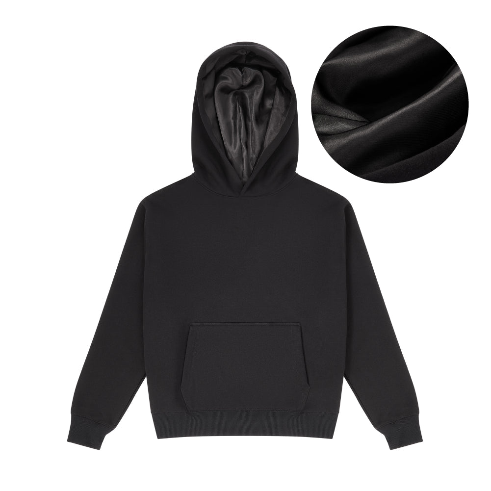 Arria Satin-Lined Hoodie – Frizz-Free Hair Protection official pack