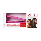 RED by KISS 1" Adjustable Heat Ceramic Styler official pack