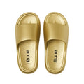 Arria Chrome Cloud Slipper – Lightweight Cushioned Slides, Anti-Slip, Indoor & Outdoor - M / Gold official pack