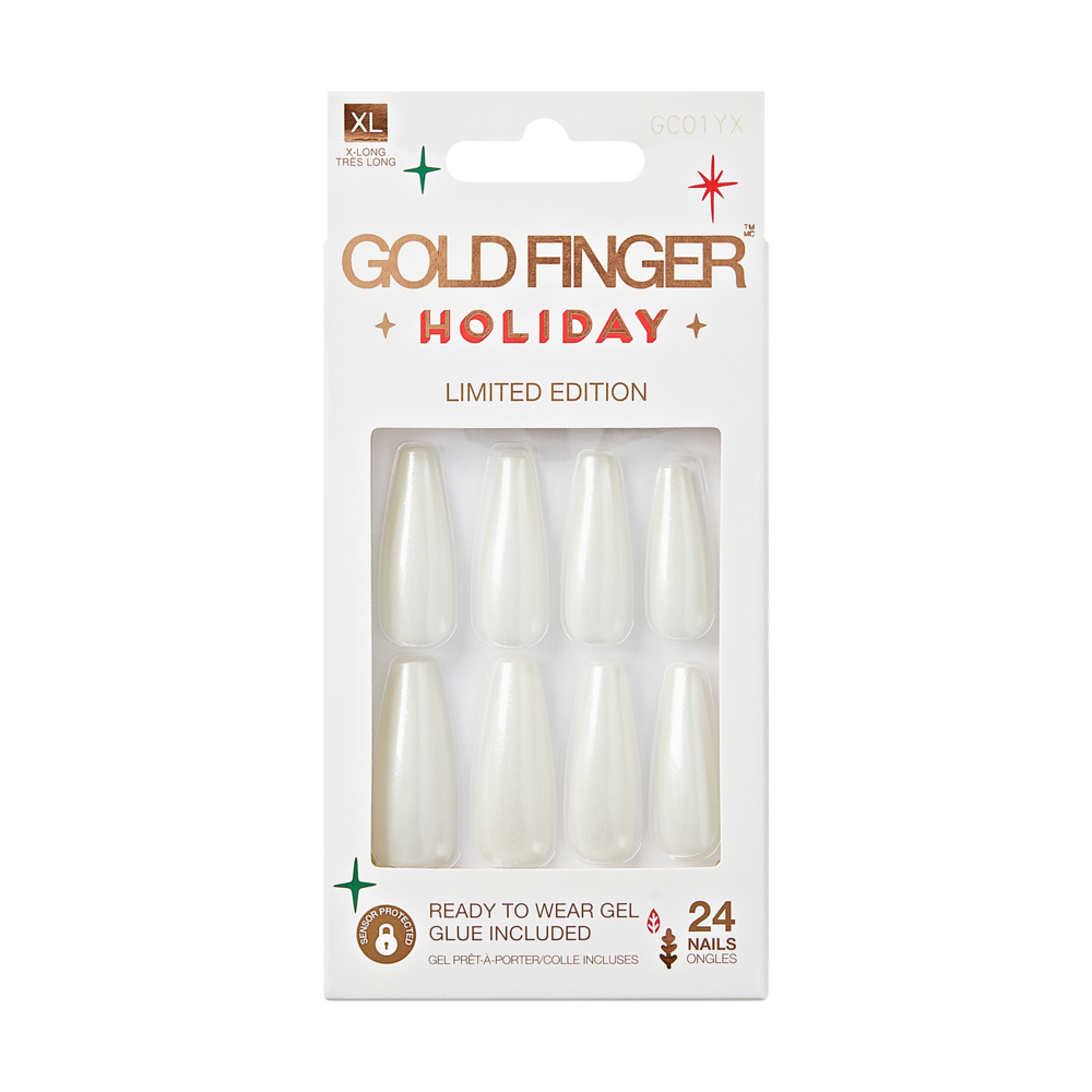 Gold Finger Holiday Limited Edition Nails - Frosty is Cold official pack
