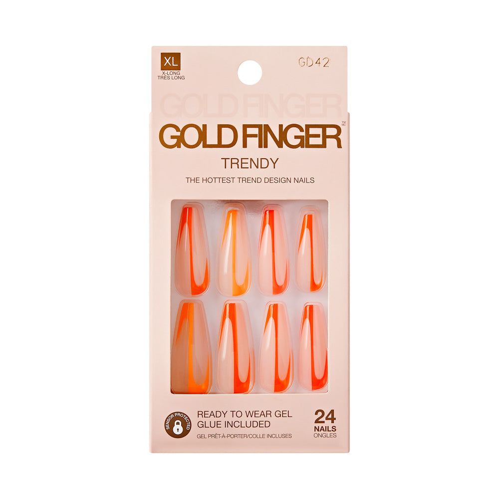 Gold Finger Trendy Nails - Green Flags - GF Trendy - Green Flags official pack
