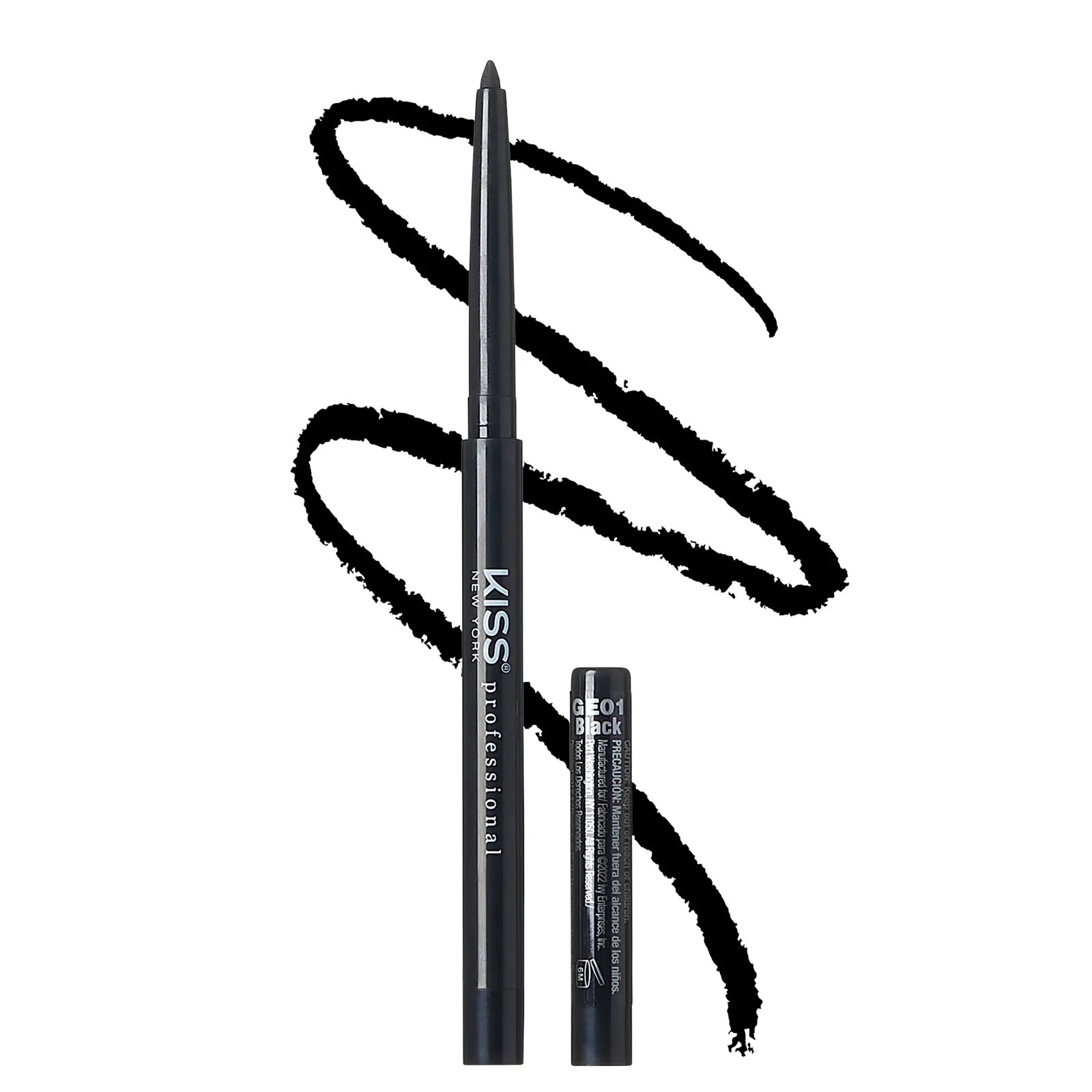 Kiss New York 24 Hour Wear Intense Gel Eyeliner official pack