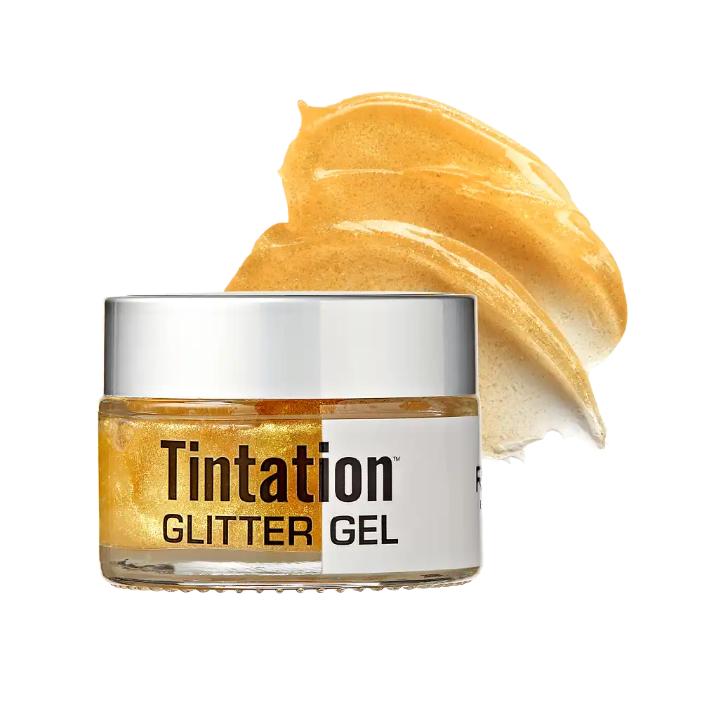 RED by KISS RadiantGlow Glitter Gel For Hair & Body - Gold official pack