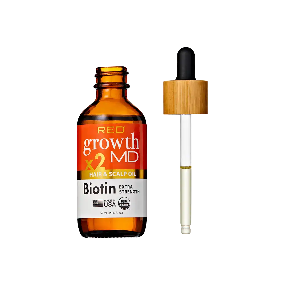 RED by KISS Growth MD Extra Strength Hair & Scalp Oil with Biotin & Rosemary official pack