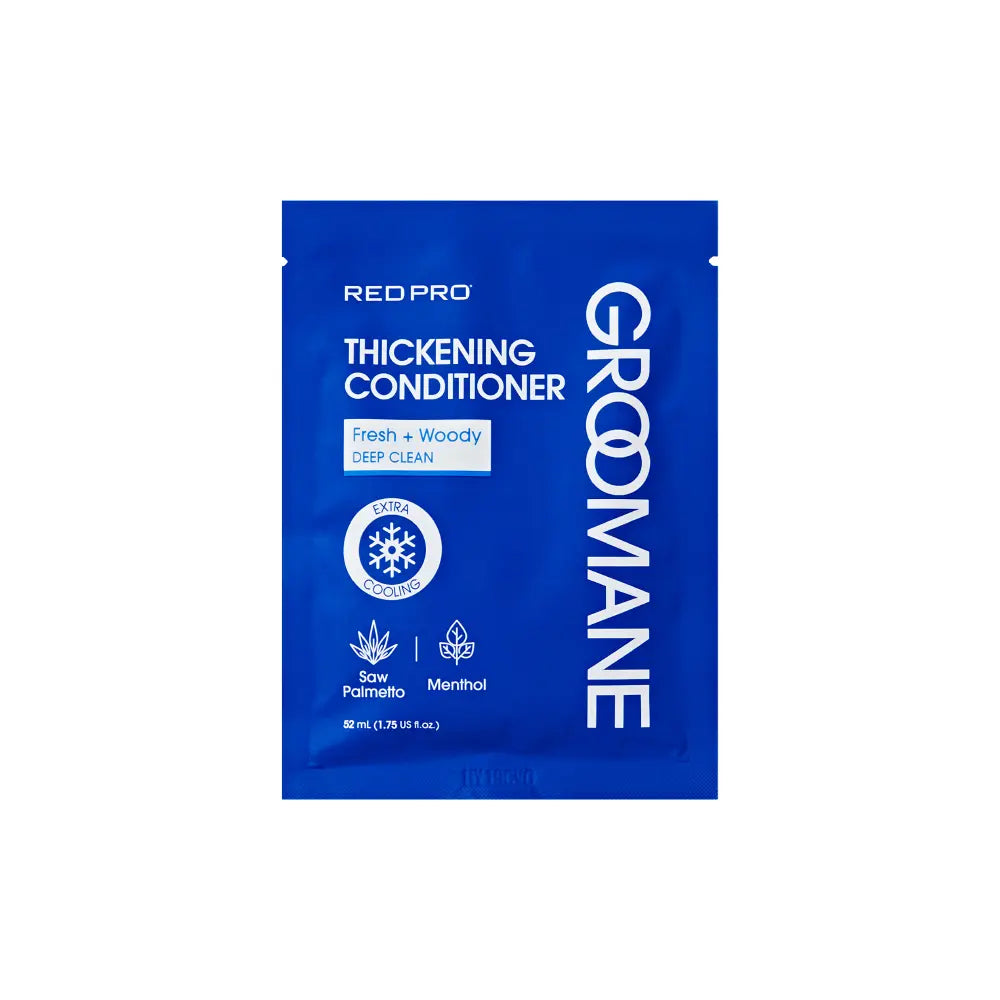 Red PRO Groomane Men’s Hair Conditioner – Thickening & Anti-Hair Loss with Biotin & Caffeine official pack