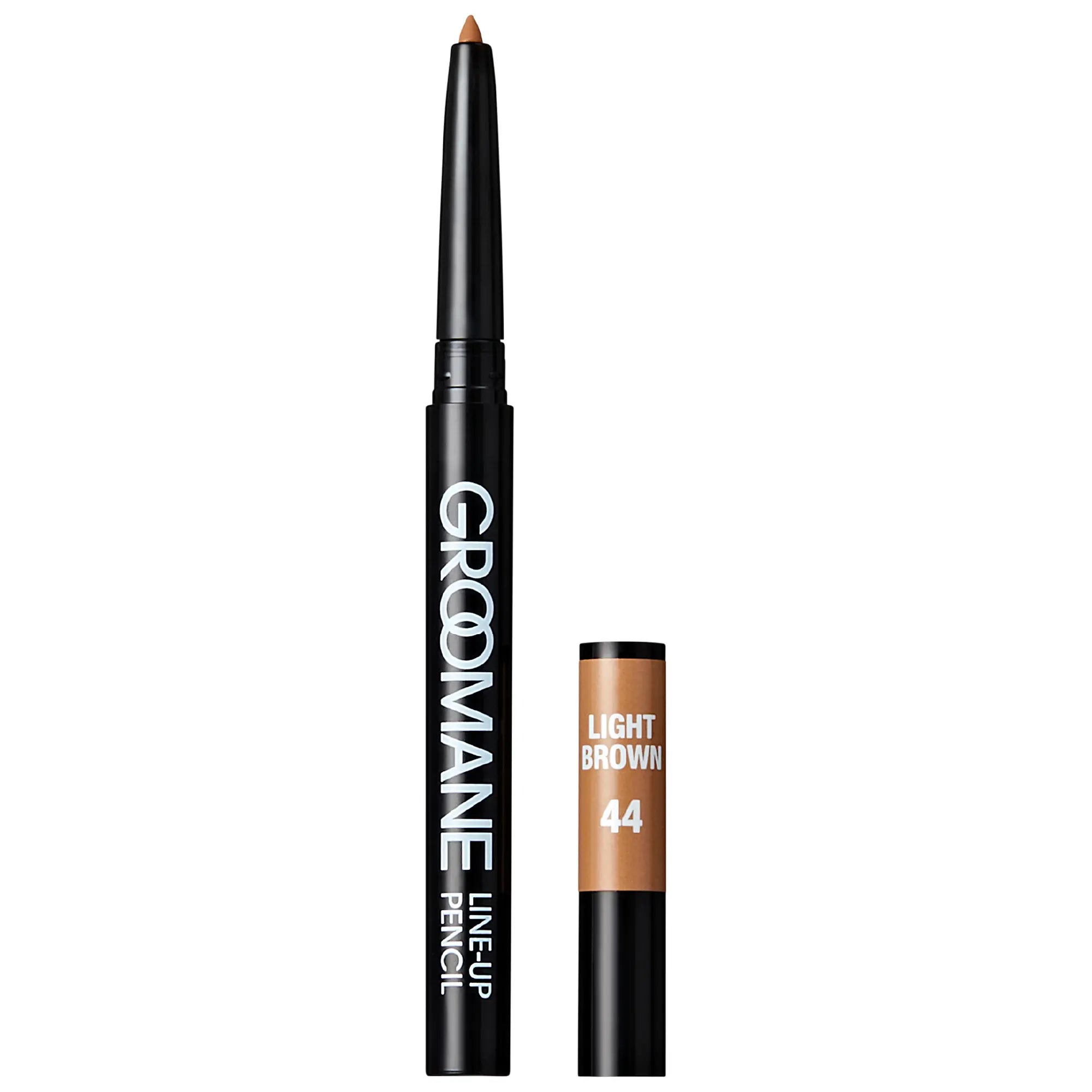 Red PRO Groomane Barber Line Up Pencil - Hairline & Eyebrow Grooming Pencil - Light Brown official pack