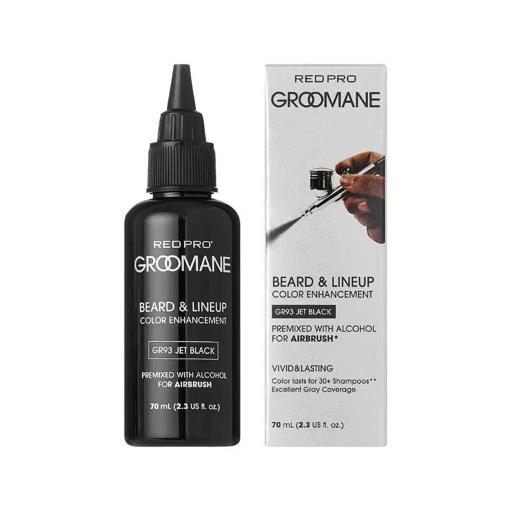 Red PRO Groomane Beard Lineup Color Enhancement – Premixed for Airbrush Use official pack