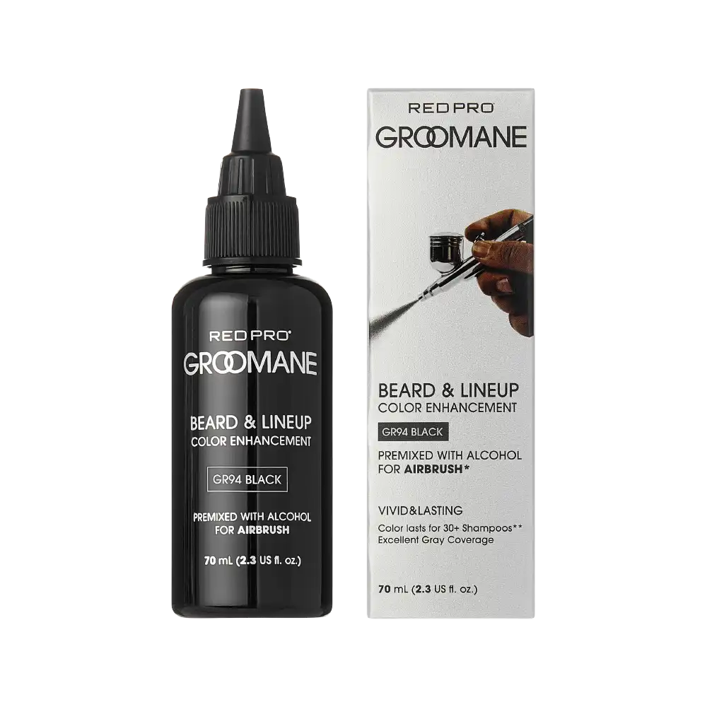 Red PRO Groomane Beard Lineup Color Enhancement – Premixed for Airbrush Use official pack