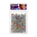 RED by KISS Glow In The Dark Hair Beads - Large(180pcs) / Glitter Assorted official pack