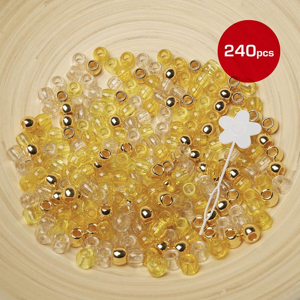 RED by KISS Large Hair Beads (240pcs) official pack