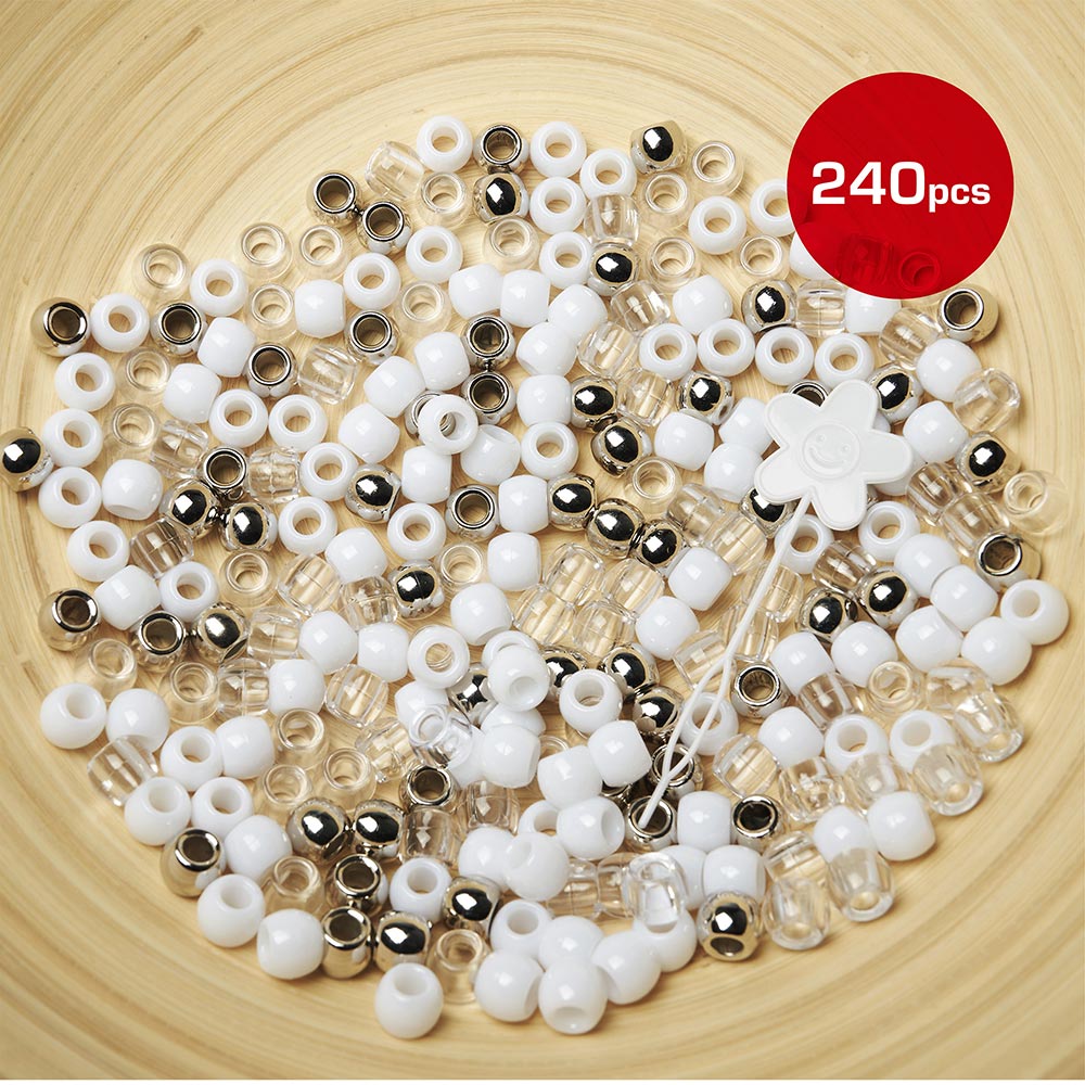 RED by KISS Large Hair Beads (240pcs) official pack