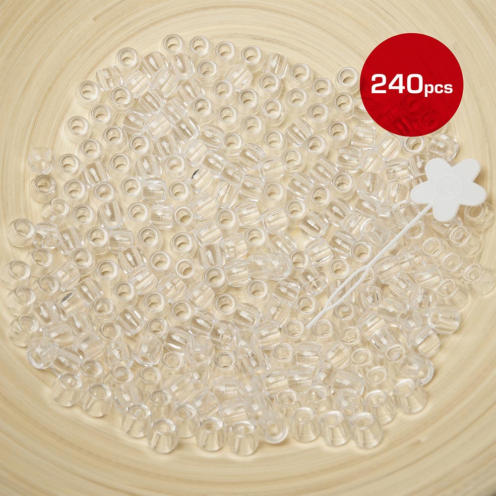RED by KISS Large Hair Beads (240pcs) official pack