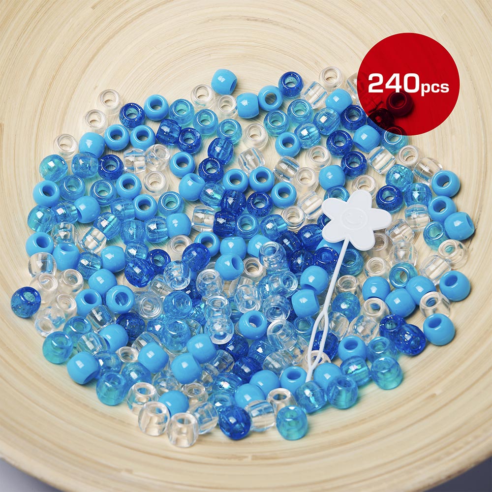 RED by KISS Large Hair Beads (240pcs) official pack