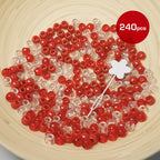 RED by KISS Large Hair Beads (240pcs) official pack