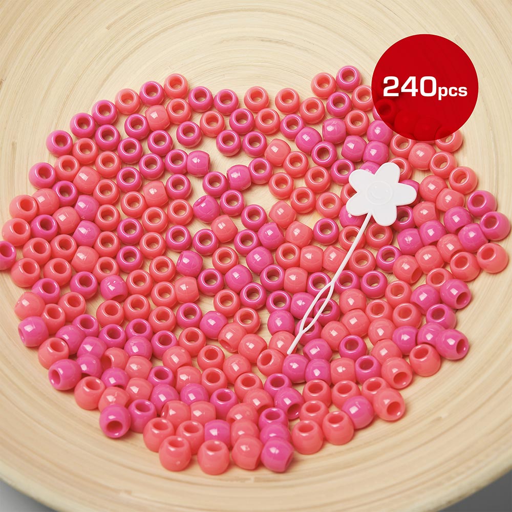 RED by KISS Large Hair Beads (240pcs) official pack
