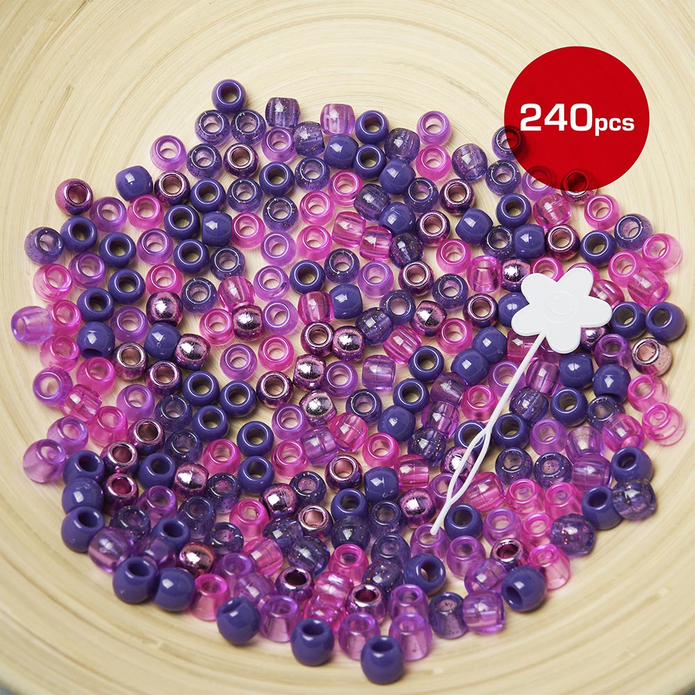 RED by KISS Large Hair Beads (240pcs) official pack