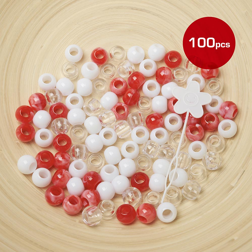 RED by KISS X-Large Hair Beads (100pcs) official pack