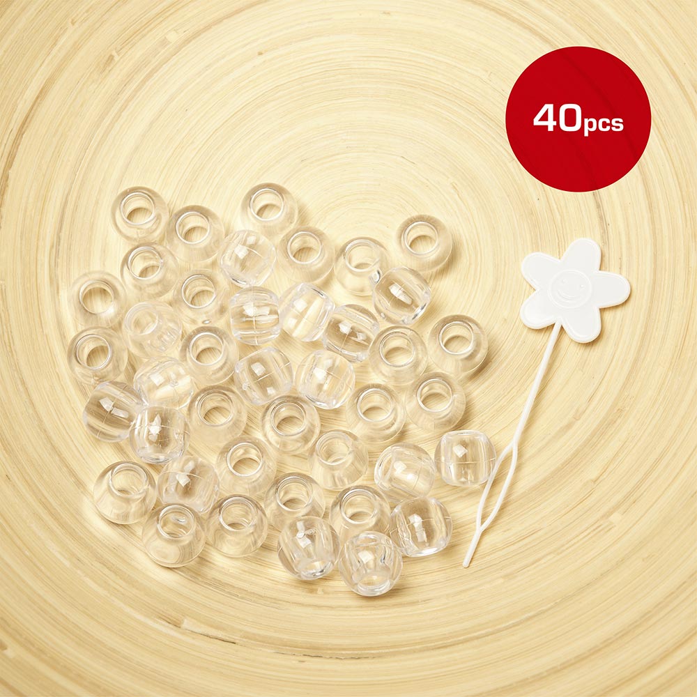 RED by KISS XX-Large Hair Beads (40pcs) official pack
