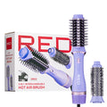 RED by KISS 2-in-1 Hot Air Brush & Volumizer One-Step Blow Dryer Styler - RED HOT AIR BRUSH official pack