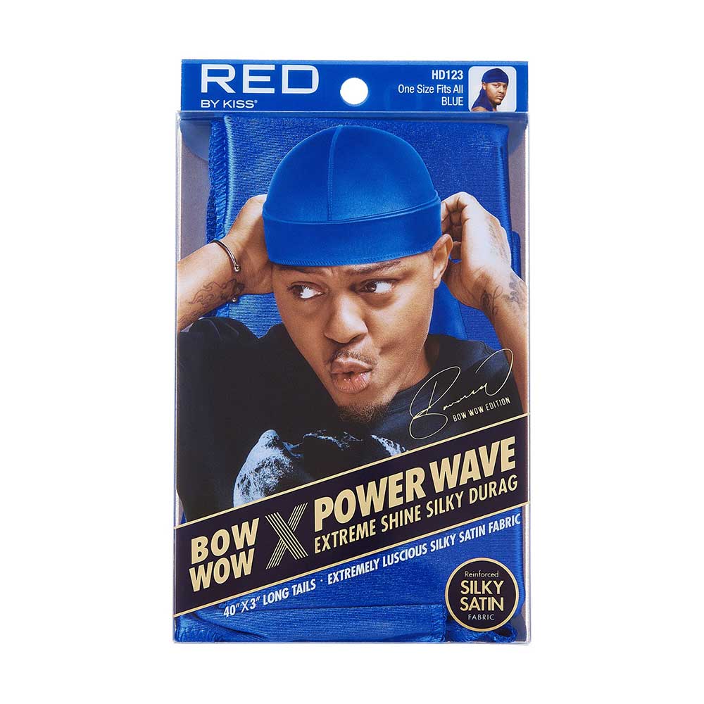 RED by KISS BOW WOW X Power Wave Extreme Shine Silky Durag official pack