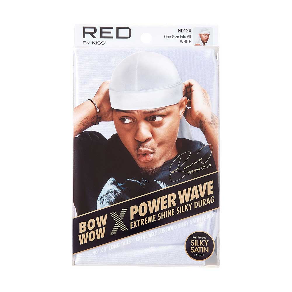 RED by KISS BOW WOW X Power Wave Extreme Shine Silky Durag official pack