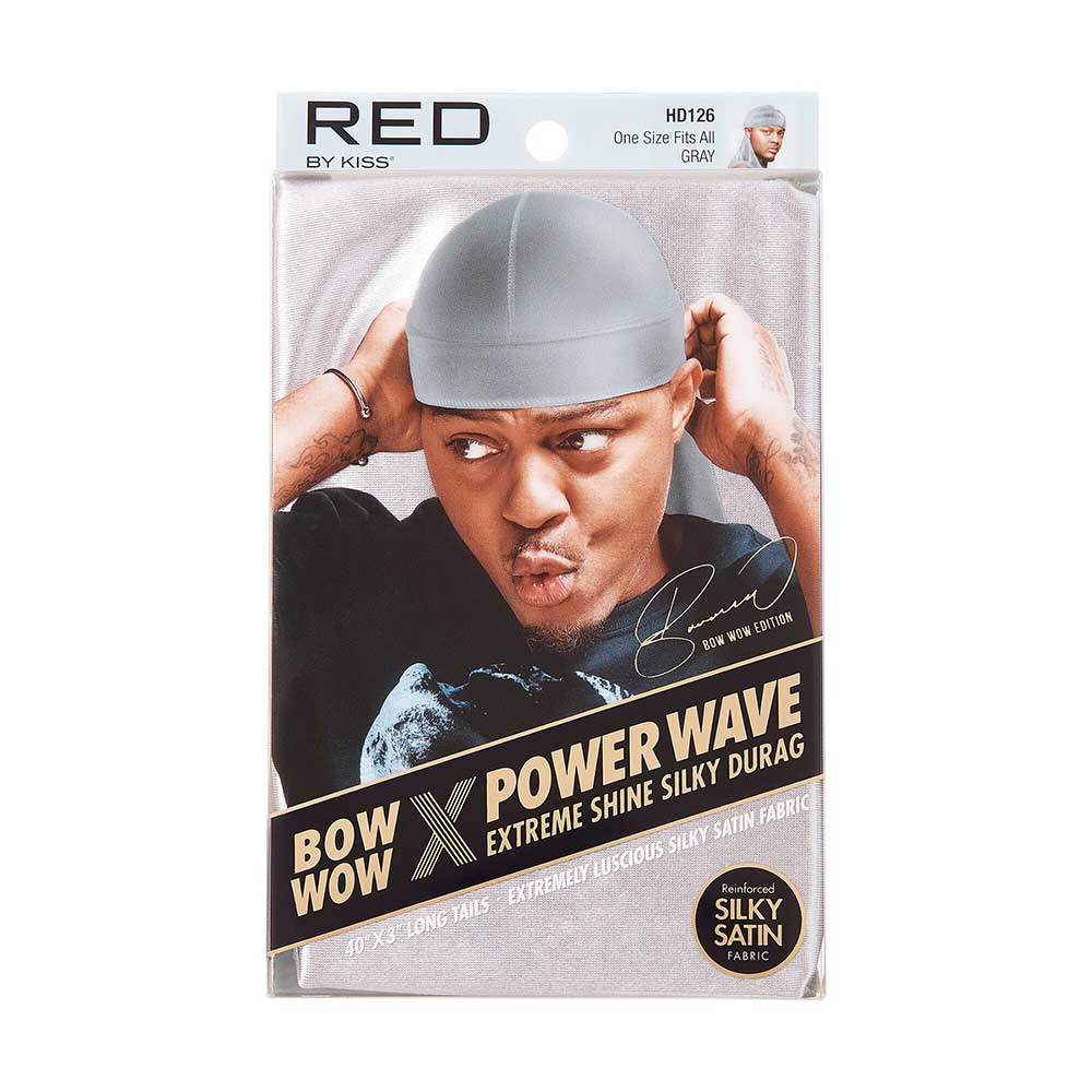 RED by KISS BOW WOW X Power Wave Extreme Shine Silky Durag official pack
