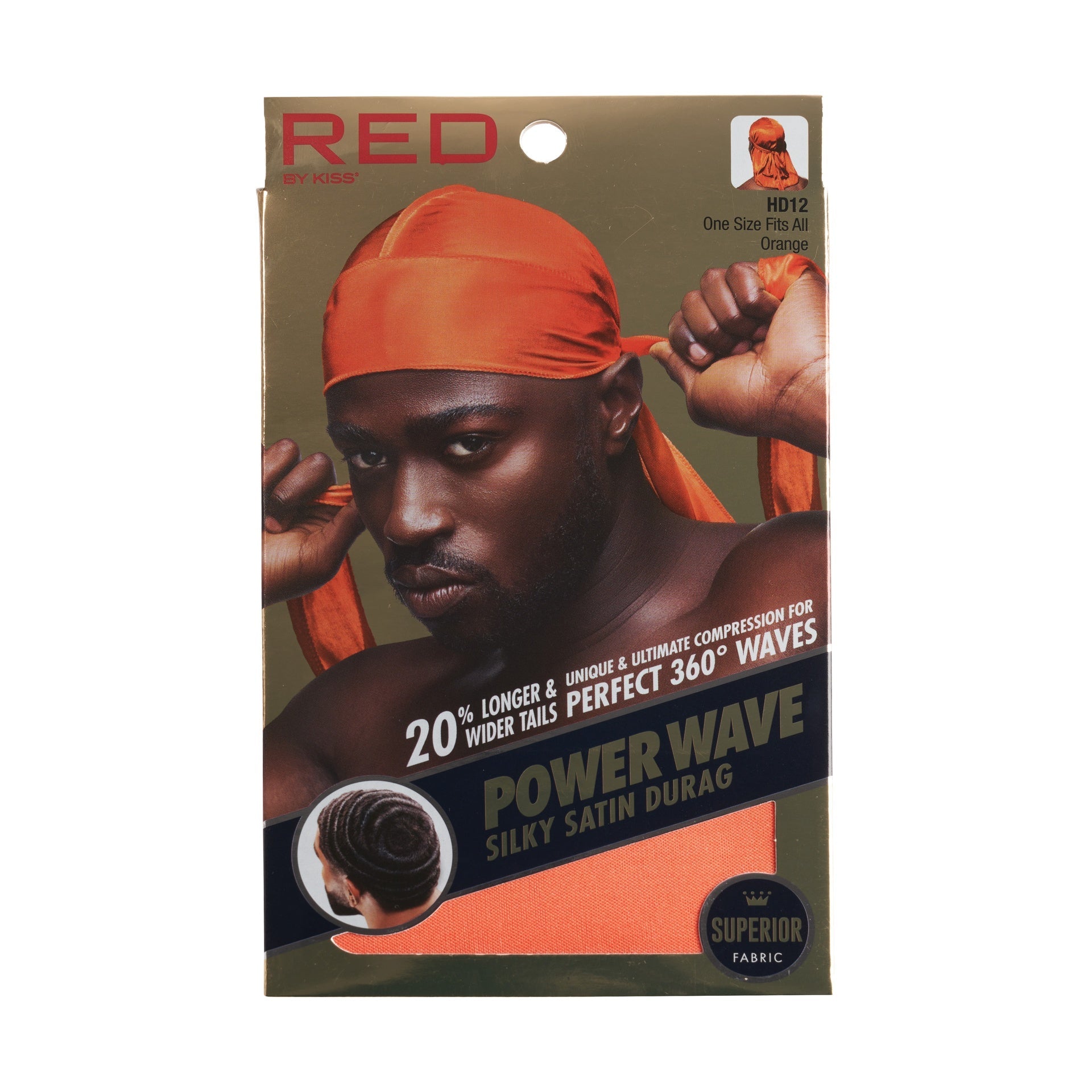 RED by KISS Power Wave Silky Satin Durag official pack