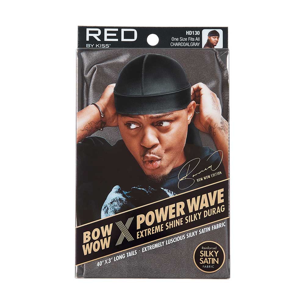 RED by KISS BOW WOW X Power Wave Extreme Shine Silky Durag official pack
