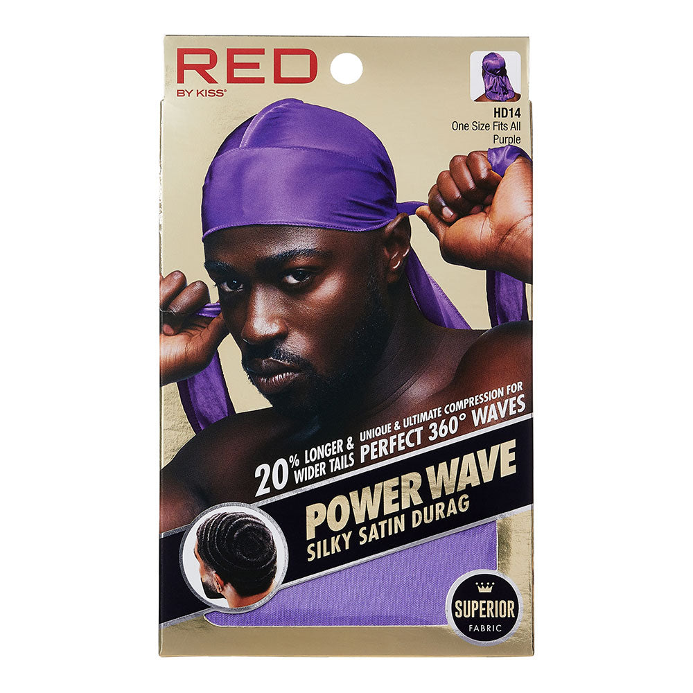 RED by KISS Power Wave Silky Satin Durag official pack