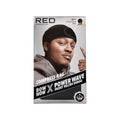 RED by KISS BOW WOW X Power Wave Pixie Durag - Velvet Hook and Loop Fastener Compression Rag official pack