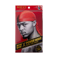 RED by Kiss Power Wave Velvet Durag — official pack HD74 from ivyusa.com