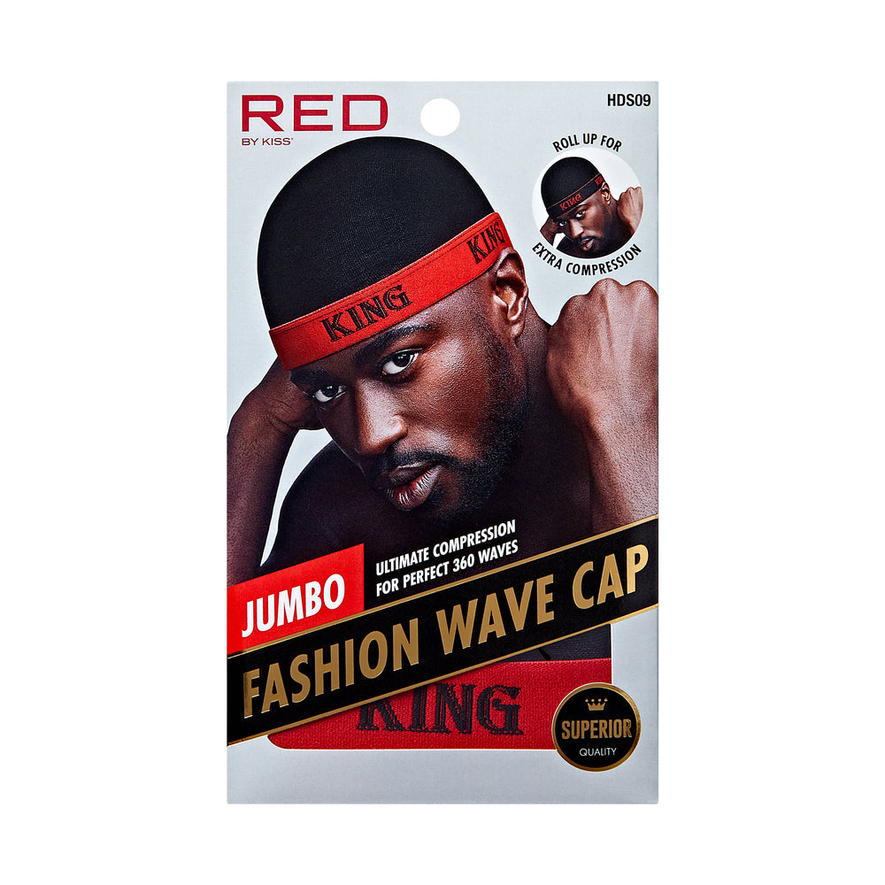 RED by KISS Fashion Wave Cap - Jumbo / King (Red)