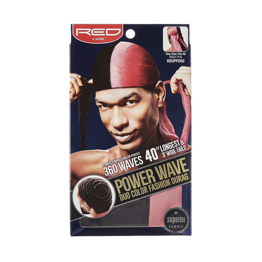 RED by KISS Power Wave Duo Satin Durag official pack