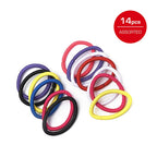 RED by KISS Elastic Hair Band 5mm (14ct) - Bright Assorted official pack