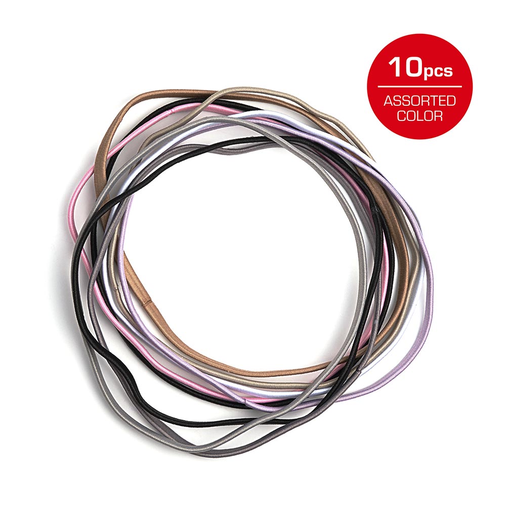 RED by KISS Elastic Sport Headband (10pcs) - 5mm / Color Assorted official pack