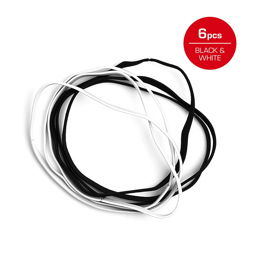 RED by KISS Elastic Sport Headband 10mm (6pcs) official pack