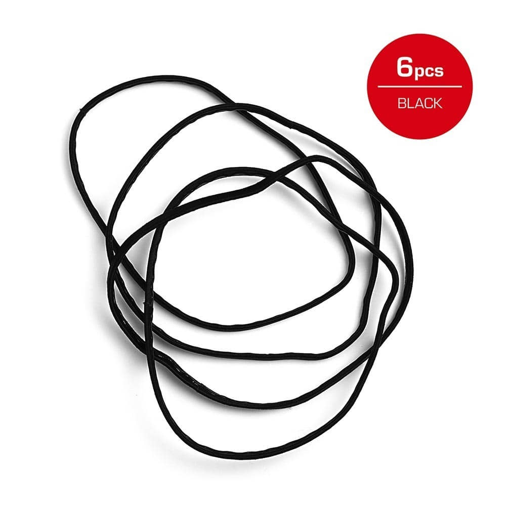 Red by Kiss 5 Pcs 10mm Thin Elastic Silicon Headband For Women Men, Sports Flat  — official pack HEB36 from ivyusa.com