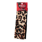 RED by KISS Cotton Headband (2pcs) - Black&amp;Leopard official pack