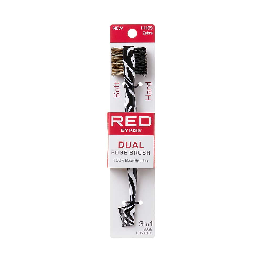 RED by KISS Dual Edge Brush - Zebra official pack
